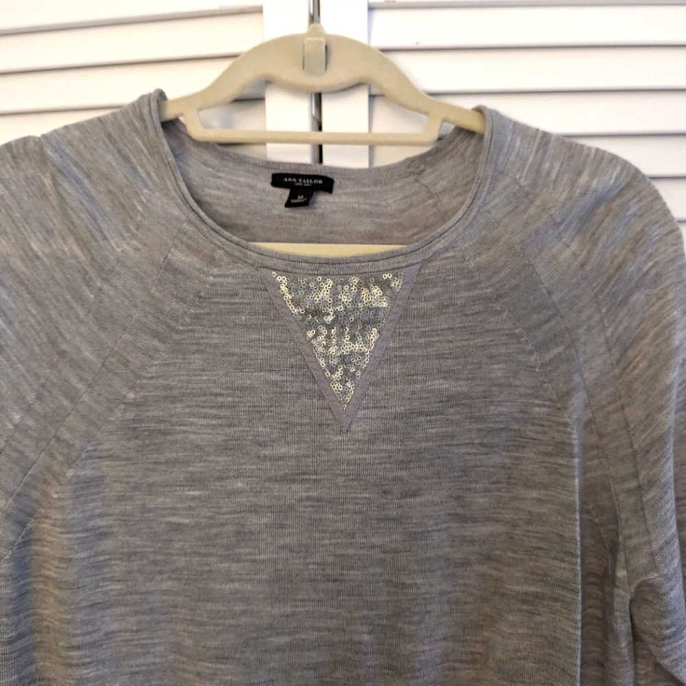 Extrafine merino Ann Taylor sweater (size M)